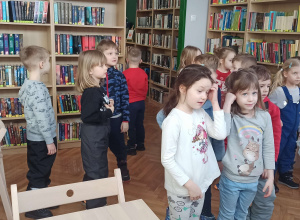 Grupa V w Bibliotece Miejskiej nr 13 w Łodzi